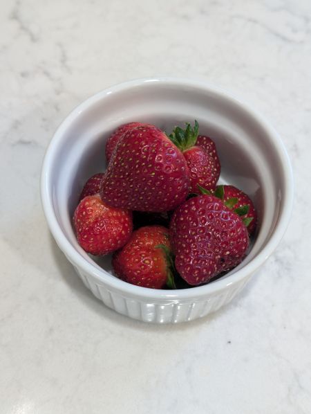 bowl of strawberries