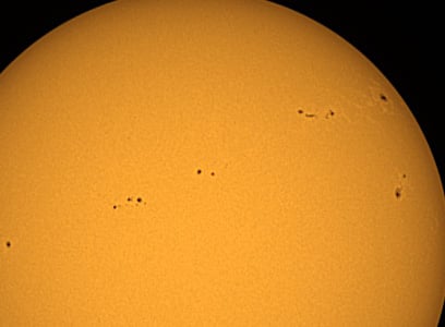 Band of Sunspots